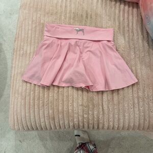 LoveShackFancy Pink Mini Skirt